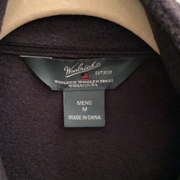 Black Woolrich Zip-up Vest - Picture 2 of 2